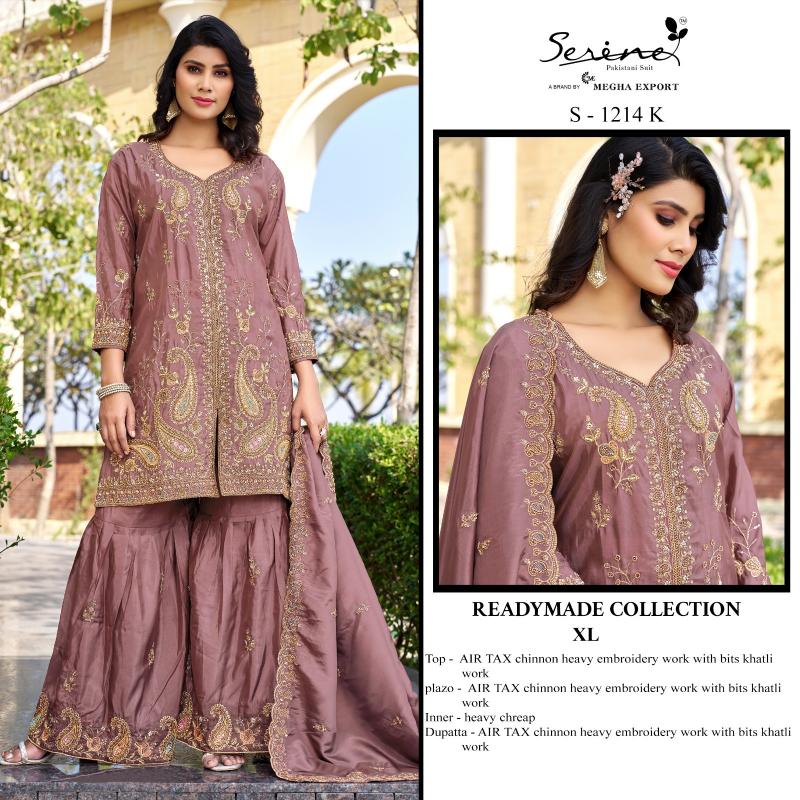 Serine S 1214 catalog wholesale pakistani suits in kashmir