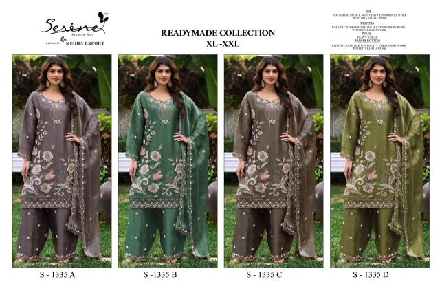 Serine S 1335 catalog wholesale pakistani suits dwarka delhi