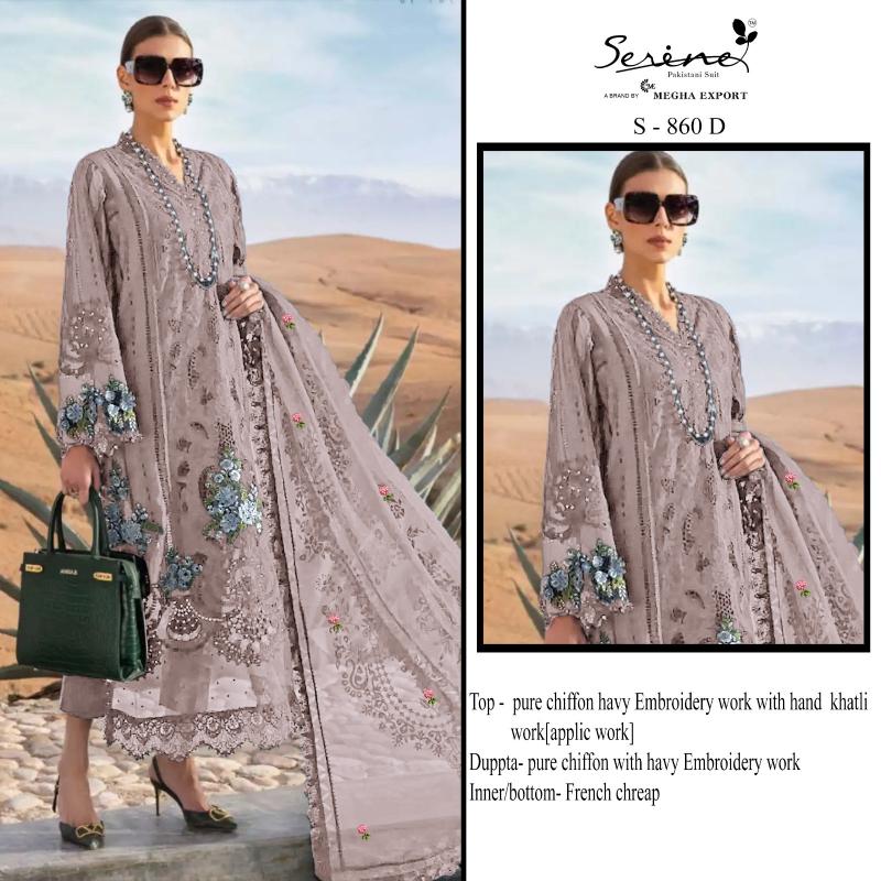Serine S 860 catalog pakistani replica suits online india wholesale