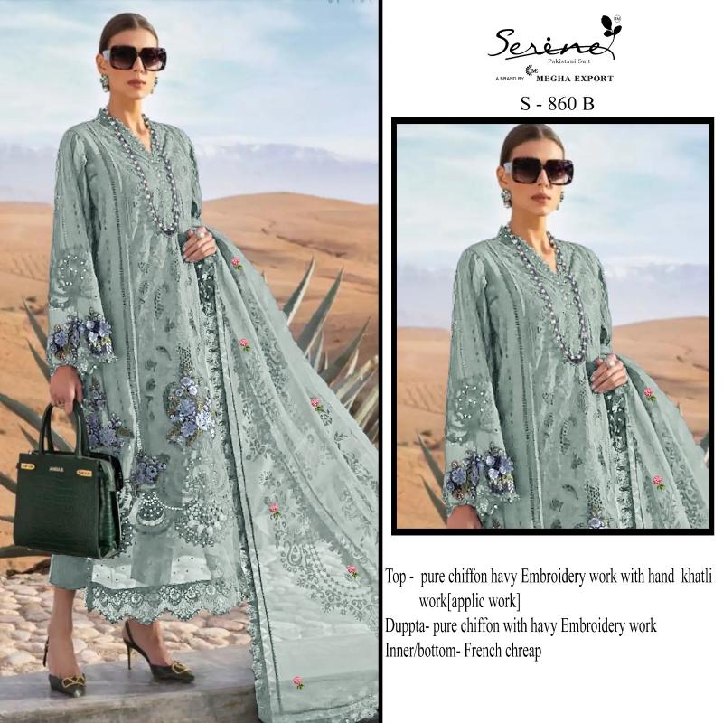 Serine S 860 catalog pakistani replica suits online india wholesale