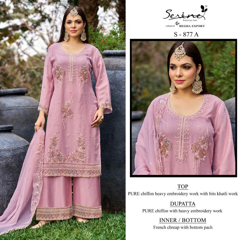 Serine S 877 catalog pakistani salwar suit wholesale