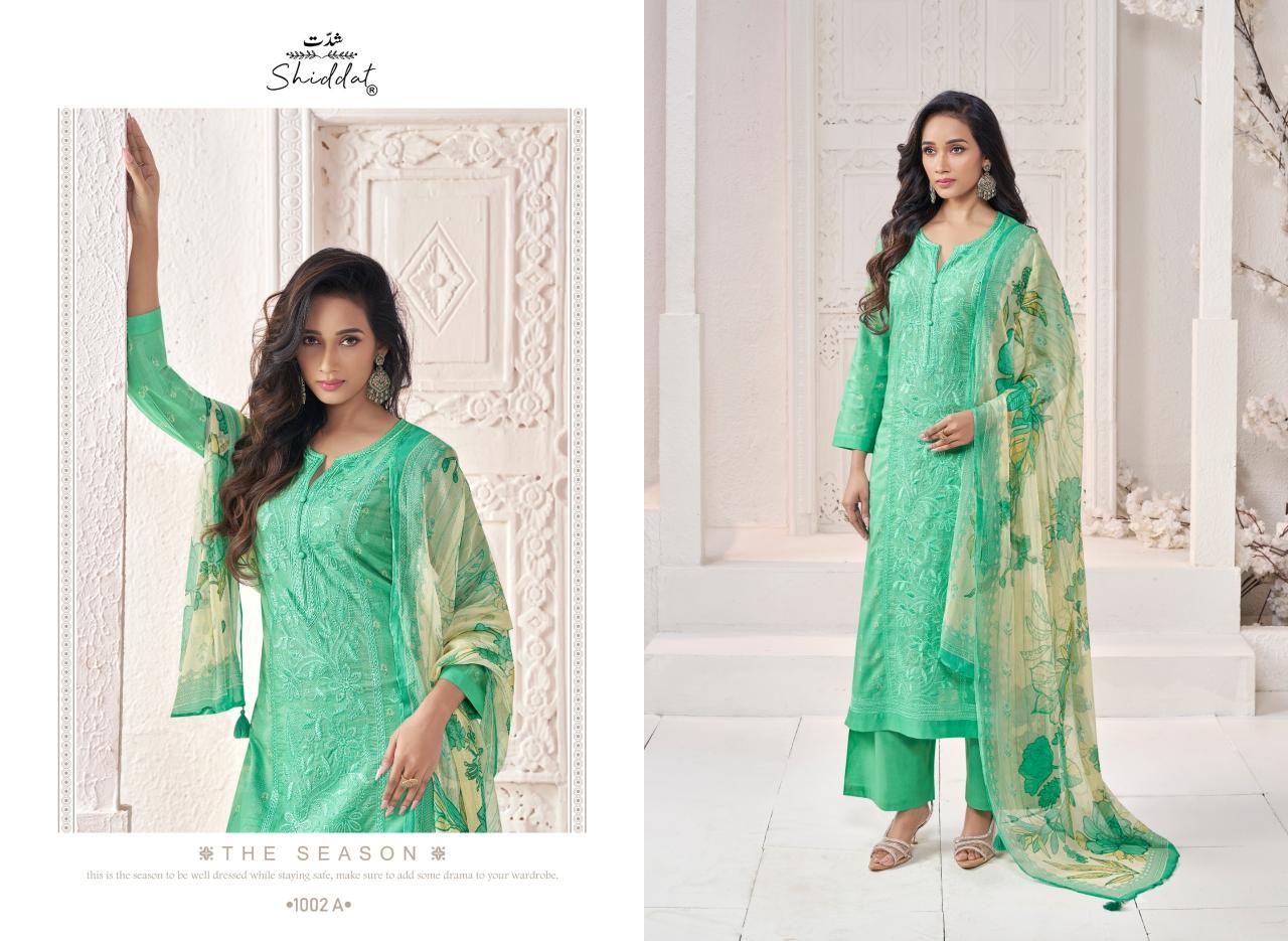 Shiddat Adora 1002 catalog wholesale pakistani salwar kameez online