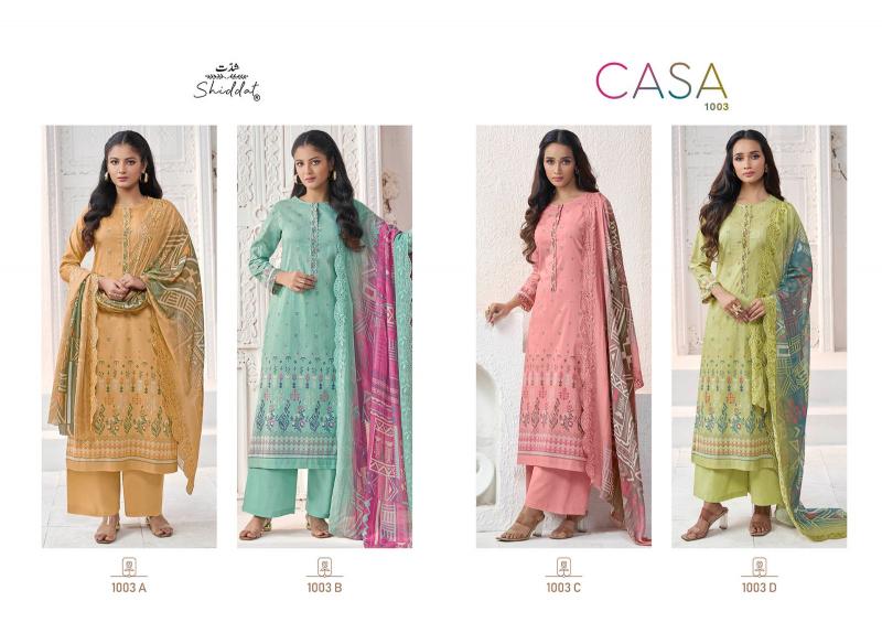 Shiddat Casa 1003 catalog wholesale salwar kameez