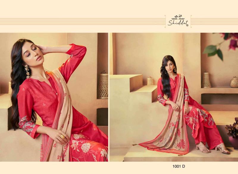 Shiddat Serina 1001 catalog salwar kameez wholesale surat
