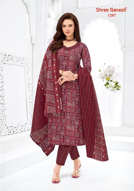 Shree Ganesh Samaiyra Ajrak Vol-1 – Dress Material - Wholesale Catalog