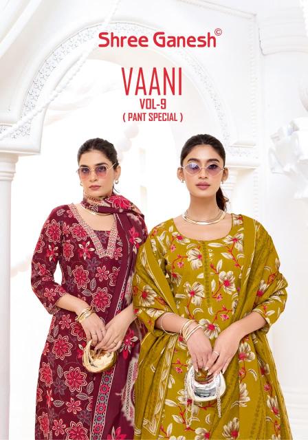 Shree Ganesh Vaani Vol-9 – Dress Material - Wholesale Catalog