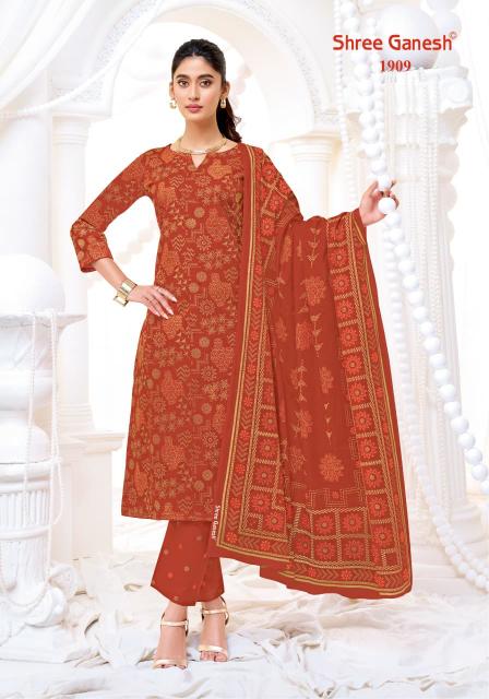 Shree Ganesh Vaani Vol-9 – Dress Material - Wholesale Catalog