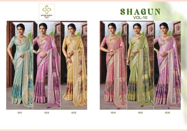 Shubh Shree Shagun vol 10 catalog wholesale saree shop online
