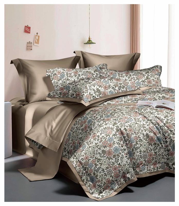 SIARA ( 1B + 2P ) DOUBLEBED KING SIZE BEDSHEET vol 3 Wholesaler in surat