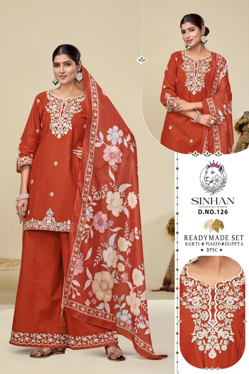 Sinhan 126 catalog wholesalers of ladies kurtis in ahmedabad