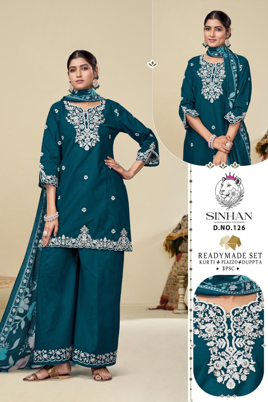 Sinhan 126 catalog wholesalers of ladies kurtis in ahmedabad