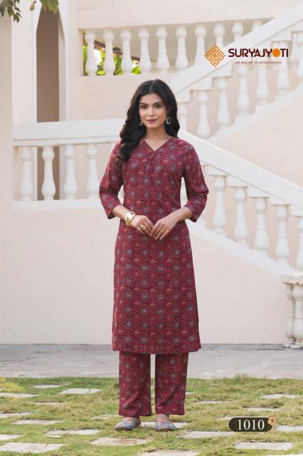 Suryajyoti Ananya Vol-1 – Kali With A-Line Rayon Cord Set - Wholesale Catalog