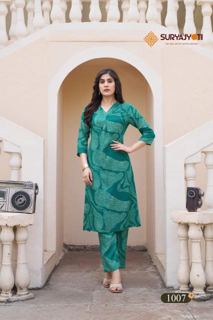 Suryajyoti Ananya Vol-1 – Kali With A-Line Rayon Cord Set - Wholesale Catalog