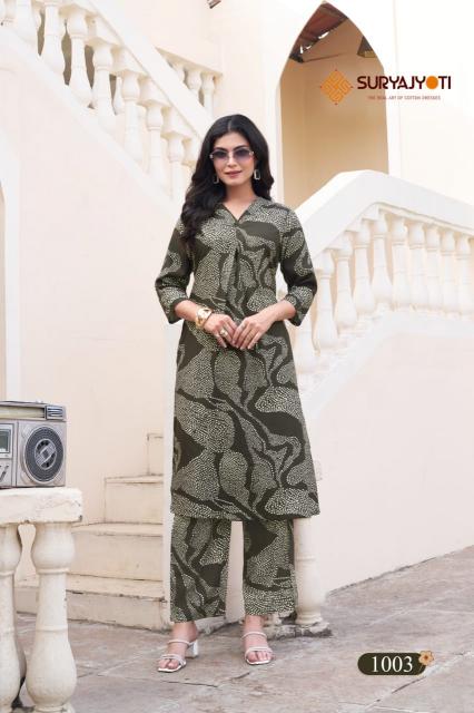 Suryajyoti Ananya Vol-1 – Kali With A-Line Rayon Cord Set - Wholesale Catalog
