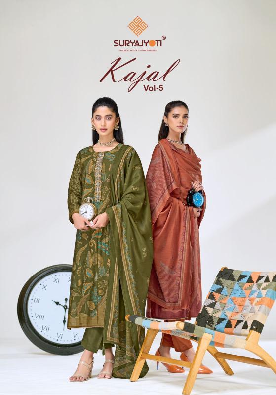 Suryajyoti Kajal Vol-5 – Dress Material - Wholesale Catalog
