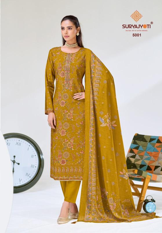 Suryajyoti Kajal Vol-5 – Dress Material - Wholesale Catalog