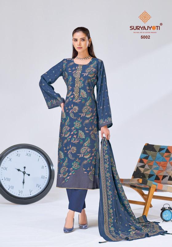 Suryajyoti Kajal Vol-5 – Dress Material - Wholesale Catalog