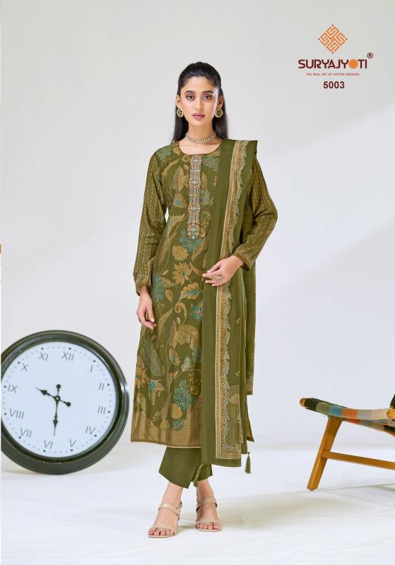 Suryajyoti Kajal Vol-5 – Dress Material - Wholesale Catalog