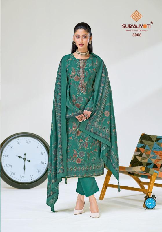 Suryajyoti Kajal Vol-5 – Dress Material - Wholesale Catalog
