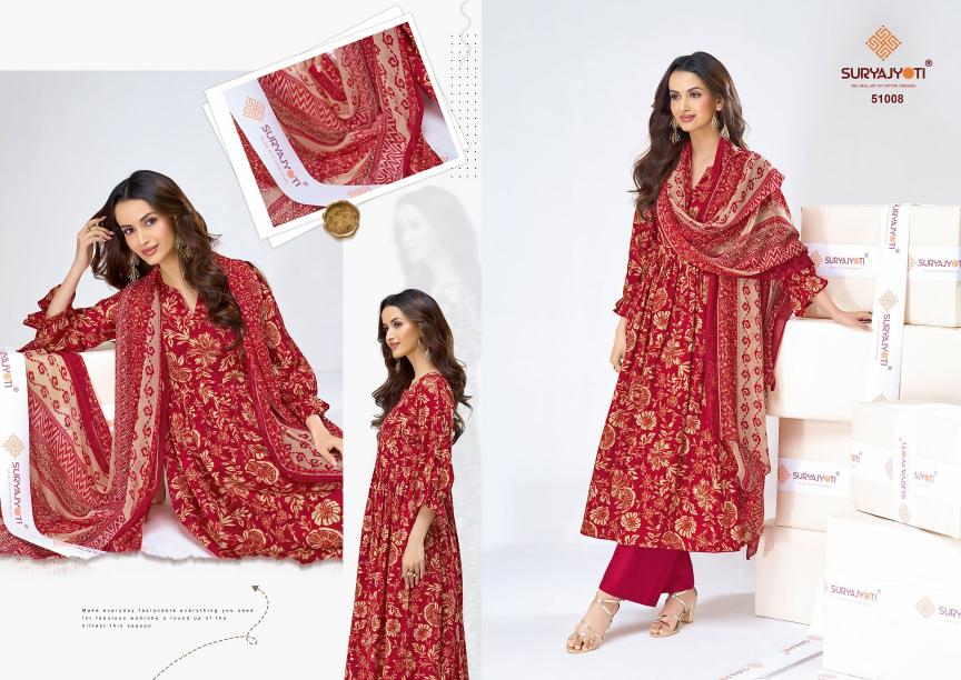 Suryajyoti Naisha Vol-51 – Dress Material - Wholesale Catalog