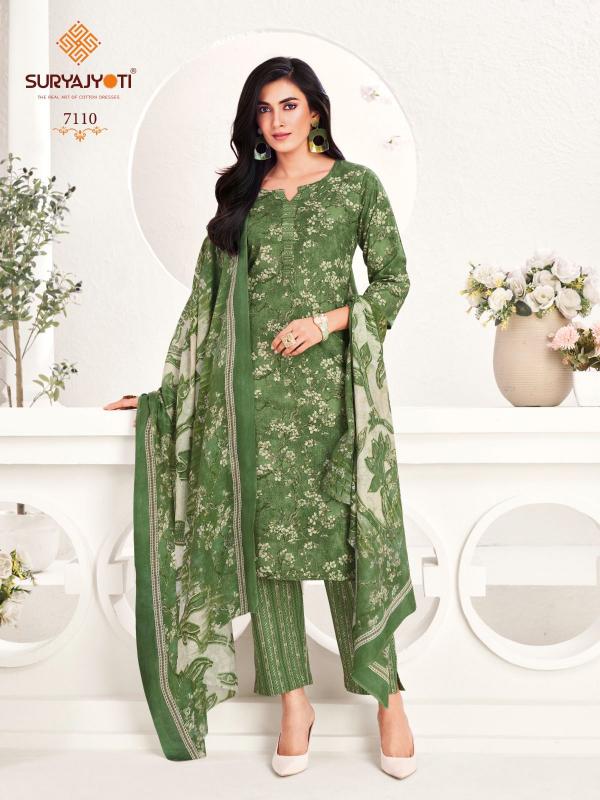 Suryajyoti Trendy Cotton Vol-71 – Dress Material - Wholesale Catalog