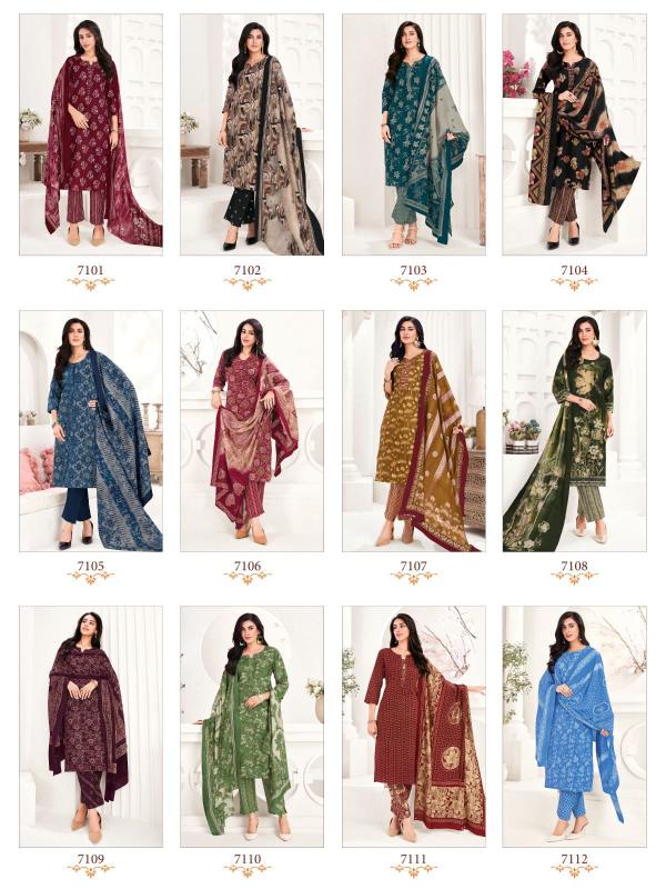 Suryajyoti Trendy Cotton Vol-71 – Dress Material - Wholesale Catalog