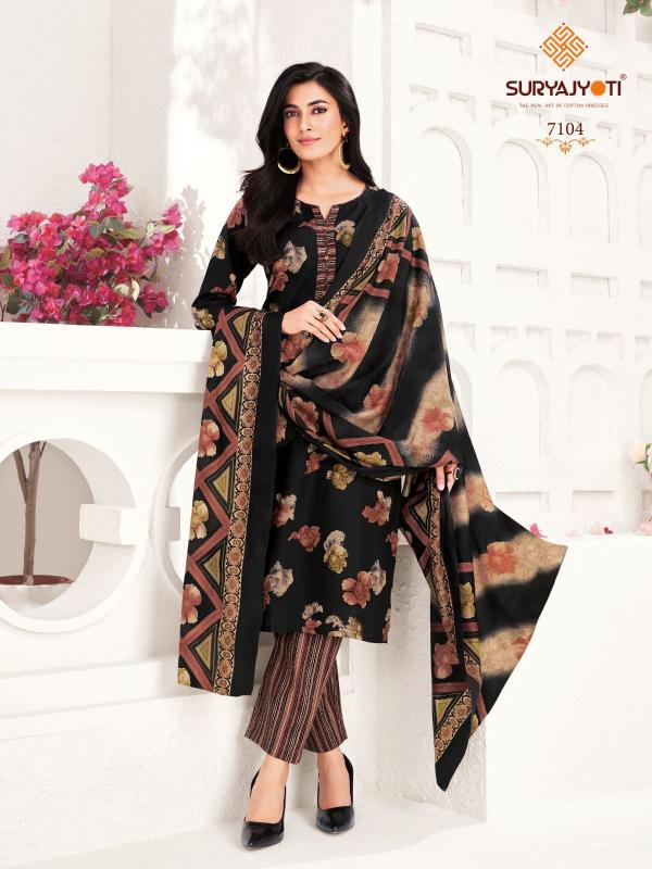 Suryajyoti Trendy Cotton Vol-71 – Dress Material - Wholesale Catalog