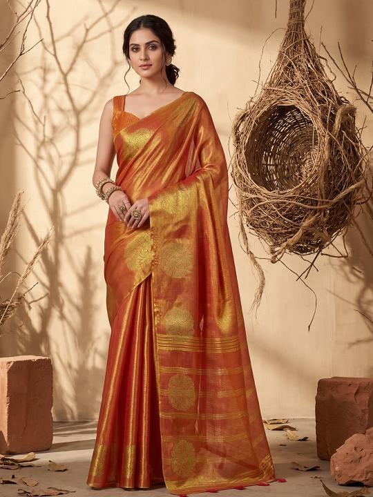SUVARNA TISSUE SILK by SHREE SHYAM FASHION fancy designer Soft tissue silk fabric saree wholesale with Fancy latkan