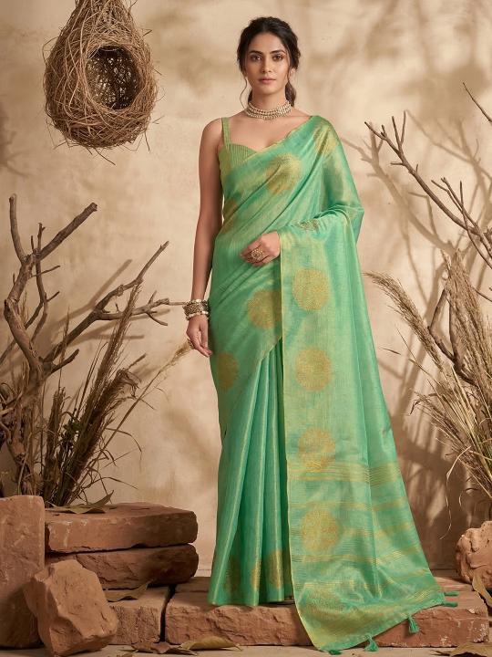SUVARNA TISSUE SILK by SHREE SHYAM FASHION fancy designer Soft tissue silk fabric saree wholesale with Fancy latkan