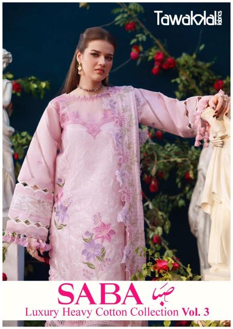 Tawakkal Saba Vol-3 – Karachi Kurti Pant With Dupatta - Wholesale Catalog