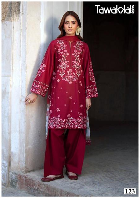 Tawakkal Saba Vol-3 – Karachi Kurti Pant With Dupatta - Wholesale Catalog