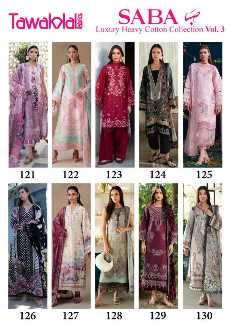Tawakkal Saba Vol-3 – Karachi Kurti Pant With Dupatta - Wholesale Catalog