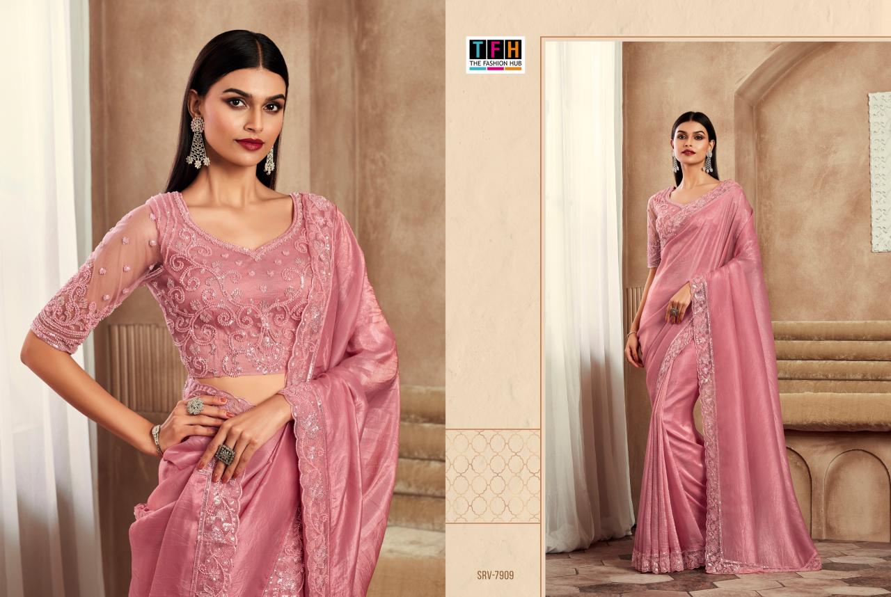 Tfh Sarvaratna Nx catalog designer saree wholesale online