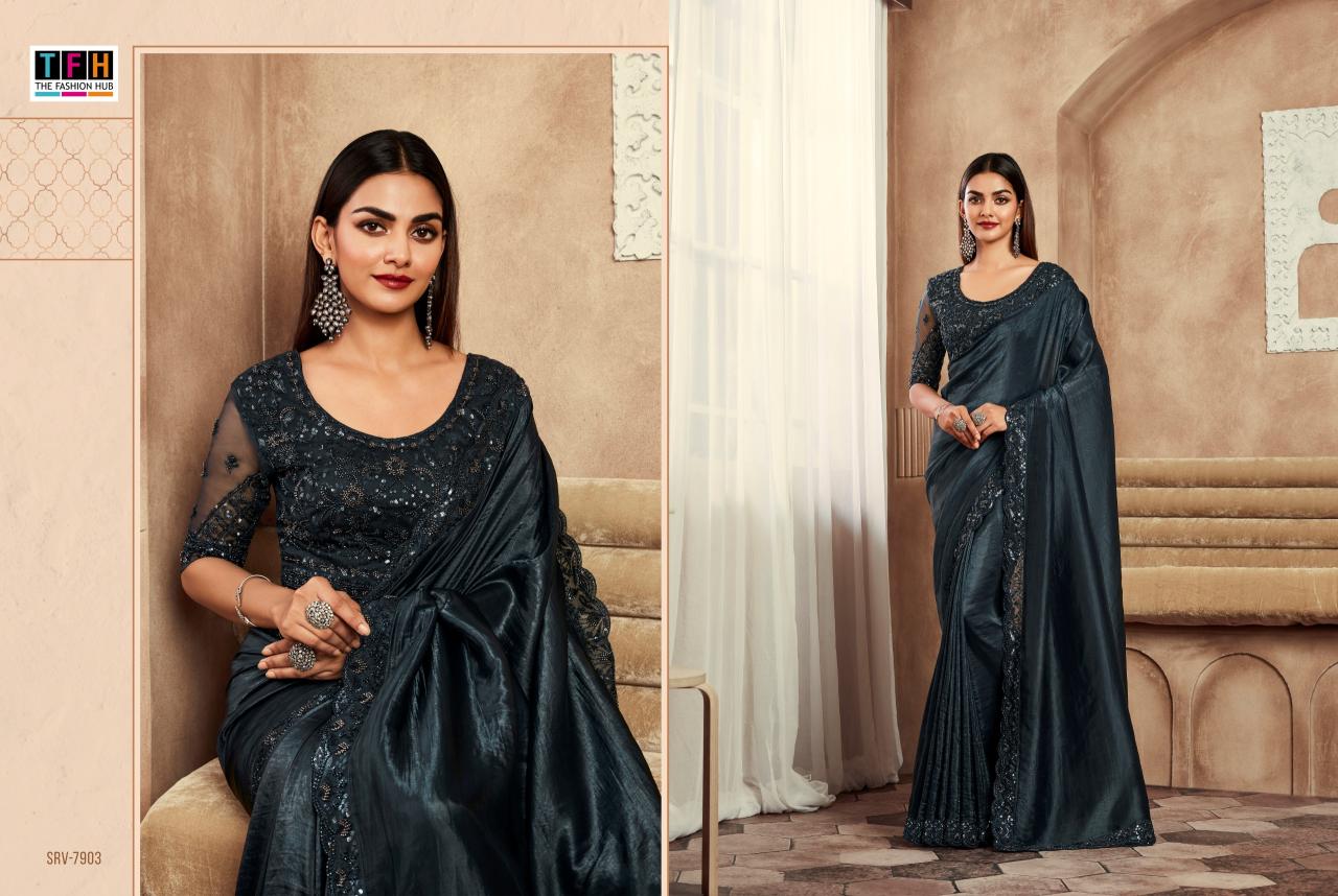 Tfh Sarvaratna Nx catalog designer saree wholesale online