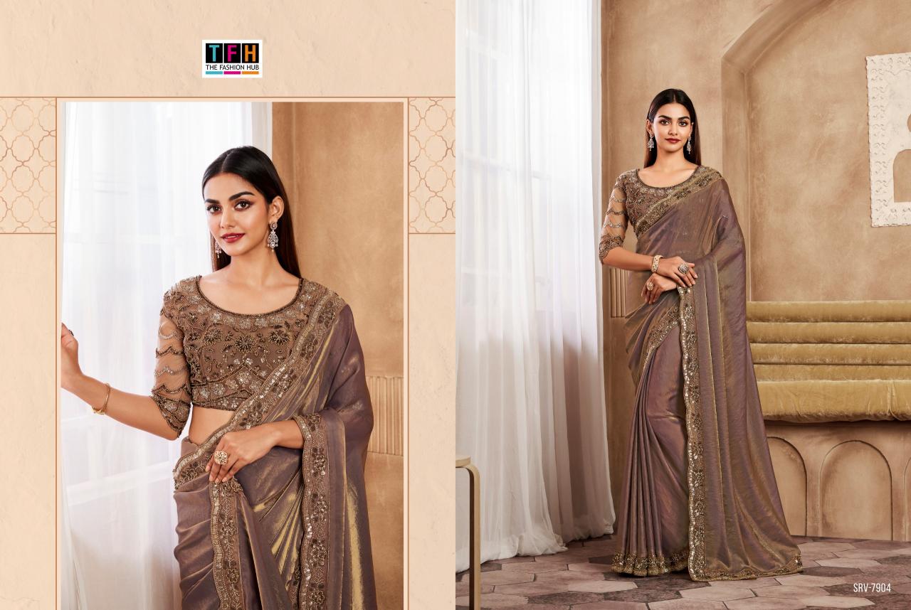 Tfh Sarvaratna Nx catalog designer saree wholesale online