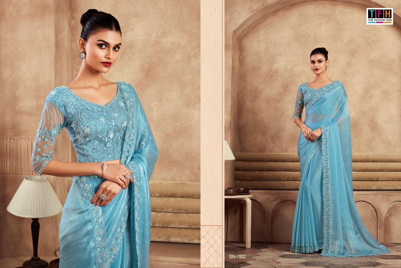 Tfh Sarvaratna Nx catalog designer saree wholesale online
