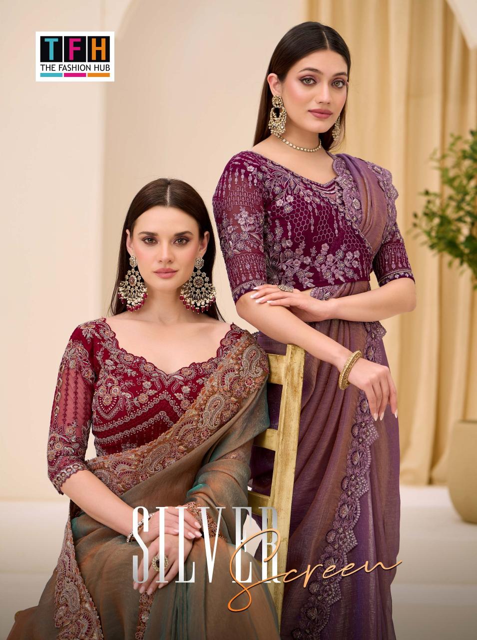 Tfh Silver Screen 23rd catalog wholesale sarees in bangalore online