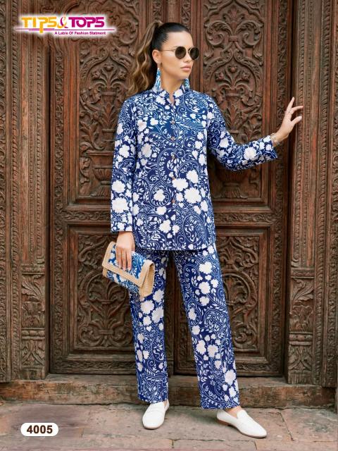 Tips & Tops Cotton Trends Vol 4 Catalog modest co ord sets women