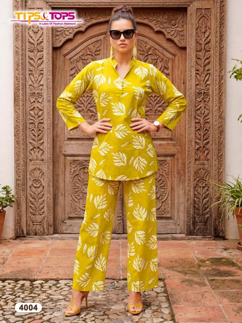 Tips & Tops Cotton Trends Vol 4 Catalog modest co ord sets women