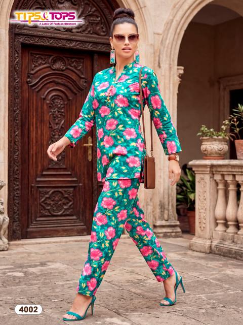 Tips & Tops Cotton Trends Vol 4 Catalog modest co ord sets women