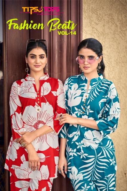 Tips & Tops Fashion Beats Vol 14 catalog imported co ord set