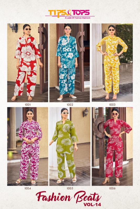 Tips & Tops Fashion Beats Vol 14 catalog imported co ord set