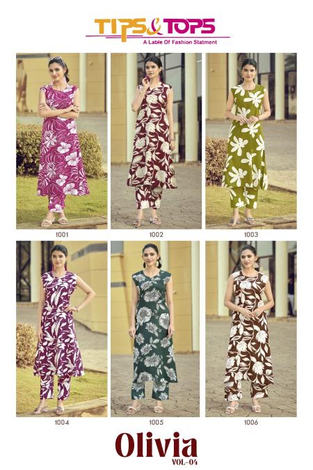 Tips & Tops Olivia Vol 4 catalog Sleeveless coord set