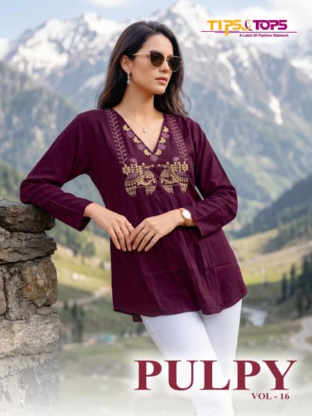 Tips & Tops Pulpy Vol 16 Catalog wholesale market in hyderabad for kurtis