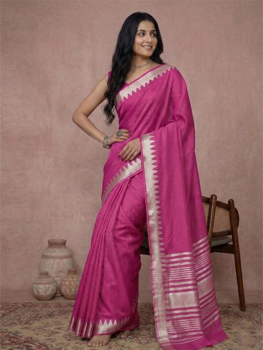Urban Loom vol 2 fancy designer COTTON Silk WITH ZARI BORDAR saree