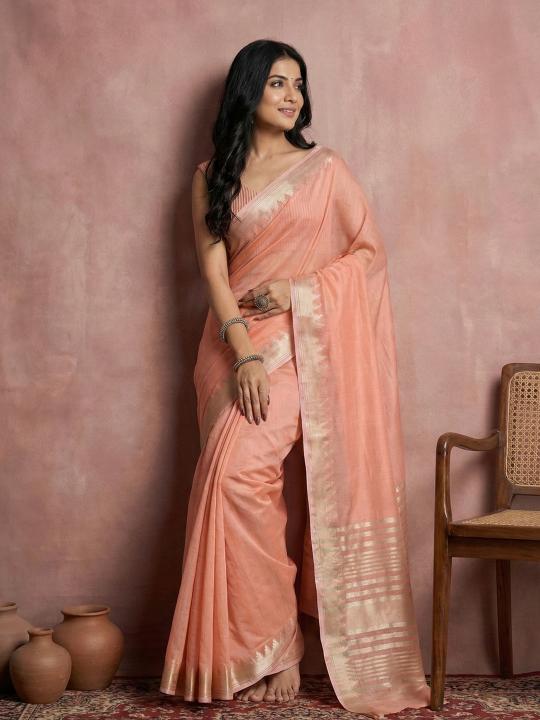 Urban Loom vol 2 fancy designer COTTON Silk WITH ZARI BORDAR saree