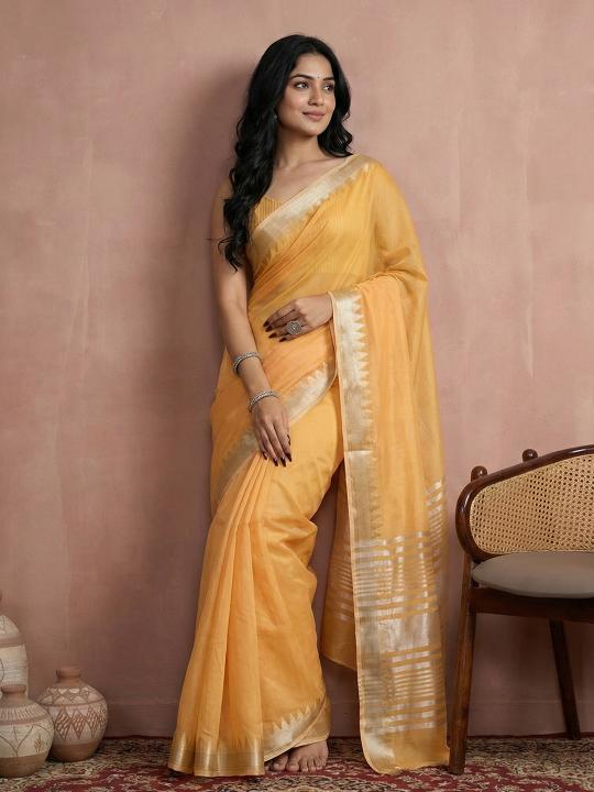 Urban Loom vol 2 fancy designer COTTON Silk WITH ZARI BORDAR saree