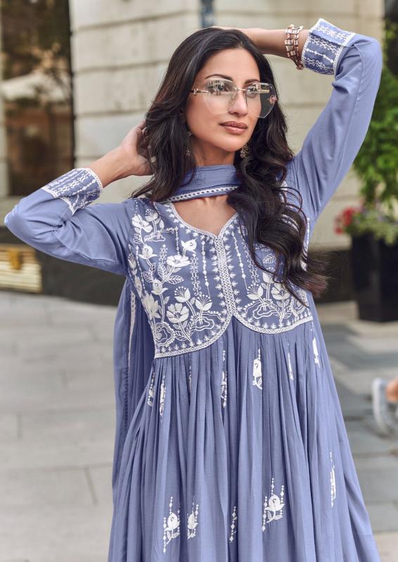 Vamika Lakhnavi Vol 8 (D.NO.1044A To 1044D) catalog kurtis with duppatas wholesale