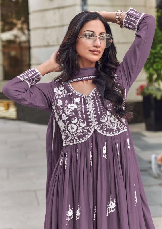 Vamika Lakhnavi Vol 8 (D.NO.1044A To 1044D) catalog kurtis with duppatas wholesale
