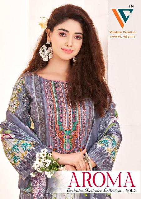 Vandana‎‎‎‎ Aroma catalog surat dress materials 